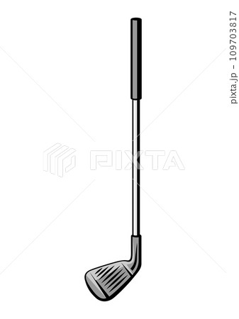 Golf stick illustration. Sport club item or symbol. Golf stick illustration. Sport club item or symbol. 109703817