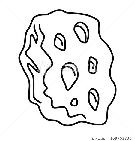Space asteroid icon. Outline illustration of space asteroid vector icon for web design isolated on white background Space asteroid icon. Outline illustration of space asteroid vector icon for web design isolated on white background 109703830
