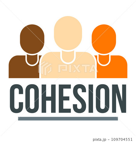 Team work logo. Flat illustration of team work vector logo for web design 109704551
