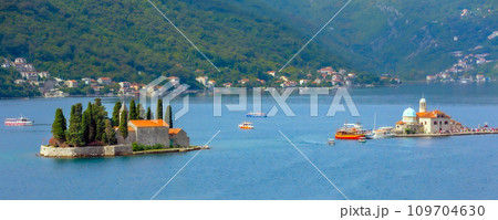 Islands, Bay of Kotor near Perast, Montenegro 109704630