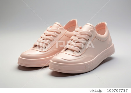 Peach colored women's shoes 109707757