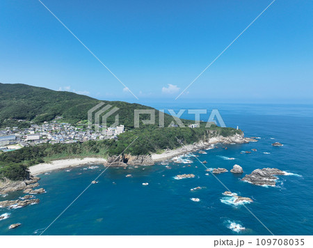 高知県土佐清水市 足摺岬周辺の風景 高知県土佐清水市 足摺岬周辺の風景 109708035