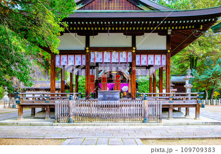 京都、上御霊神社の舞殿 京都、上御霊神社の舞殿 109709383