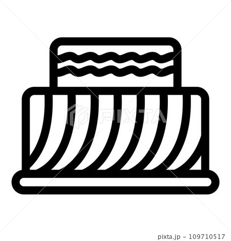 Cake icon. Outline cake vector icon for web...のイラスト素材 [109710517] - PIXTA