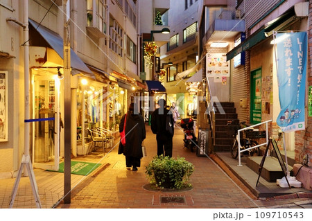 夕暮れの自由が丘商店街 夕暮れの自由が丘商店街 109710543