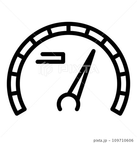 Internet speed check icon. Outline internet speed check vector icon for web design isolated on white background Internet speed check icon. Outline internet speed check vector icon for web design isolated on white background 109710606