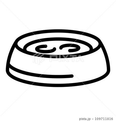 Pet supplies icon. Outline pet supplies vector icon for web design isolated on white background Pet supplies icon. Outline pet supplies vector icon for web design isolated on white background 109711816
