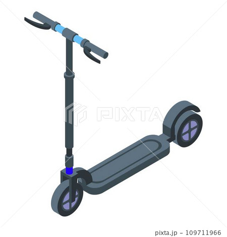 Wheel electric scooter icon. Isometric of wheel electric scooter vector icon for web design isolated on white background 109711966