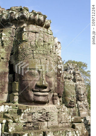 バイヨンの観世音菩薩・世界遺産アンコールワット 109712264
