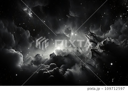 宇宙の深淵を写し出す銀河の光 AI画像 11 109712597