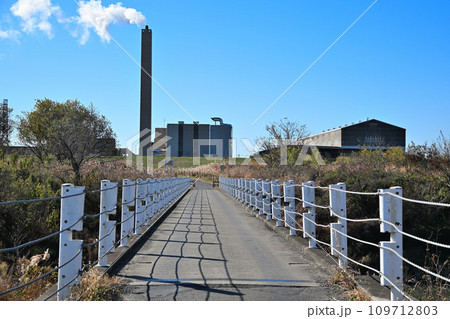 入間川にかかる出丸冠水橋　川島町　 109712803
