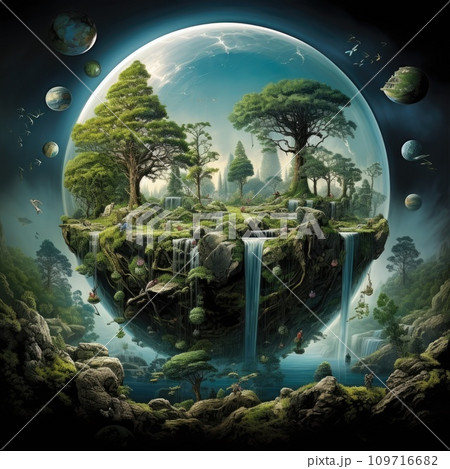 Save planet concept, Invest in our planet, Ecology concept, World environment day background 109716682