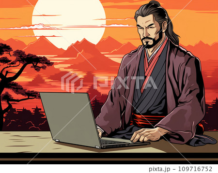 現代に蘇った武士 109716752