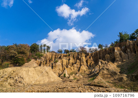 【徳島県阿波市】阿波の土柱【波濤嶽】 【徳島県阿波市】阿波の土柱【波濤嶽】 109716796