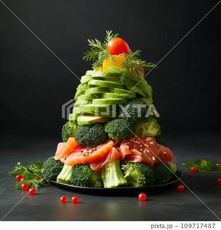 AI art Christmas themed background クリスマスがテーマの背景 AI art Christmas themed background クリスマスがテーマの背景 109717487