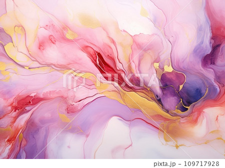 marble ink abstract art. High resolution photograph from exemplary original painting marble ink abstract art. High resolution photograph from exemplary original painting 109717928