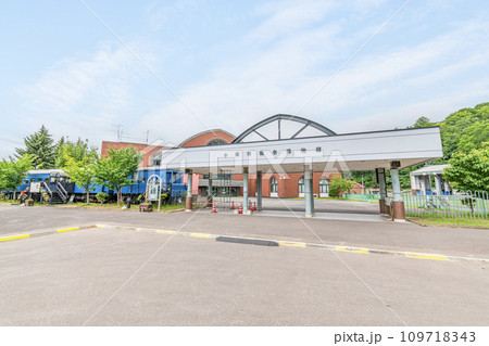 北海道小樽市　鉄道車両が数多く保存されている小樽市総合博物館 109718343