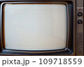 昭和時代のダイアル式ブラウン管テレビ 109718559