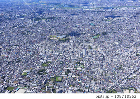 豊玉上空より練馬駅と豊島園全景 109718562