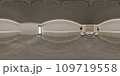 3D illustration of 360 degree rendering featuring modern themed Waiting room. 109719558