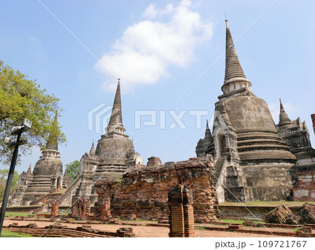 タイ アユタヤ ワット・プラ・シー・サンペット タイ アユタヤ ワット・プラ・シー・サンペット 109721767