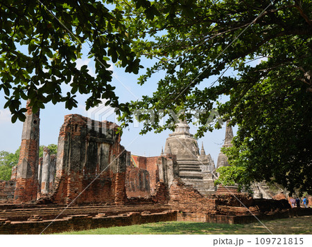タイ　アユタヤ　ワット・プラ・シー・サンペット 109721815
