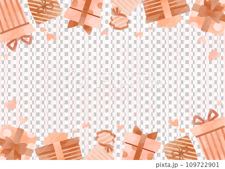背景材料與禮物和條紋圖案 背景材料與禮物和條紋圖案 109722901
