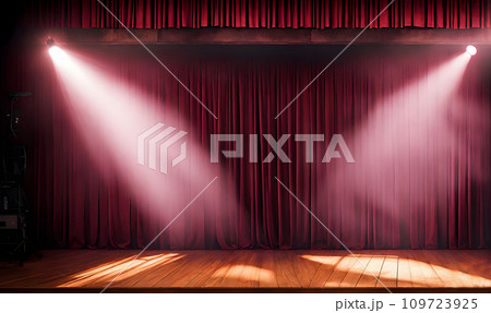 Spotlight on emptiness: Stage set for artistic potential 109723925