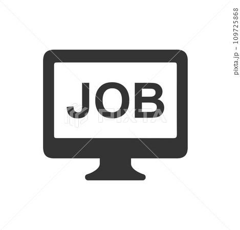 Online Job Search Icon 109725868