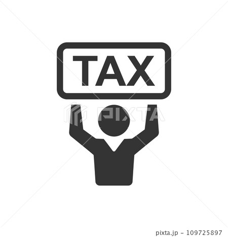 Tax Day Icon Tax Day Icon 109725897