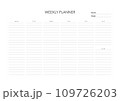 Weekly challenge plan, minimalistic daily, weekly planner printable template. habit, workout planning and to do list. printable planner, digital planner. 109726203
