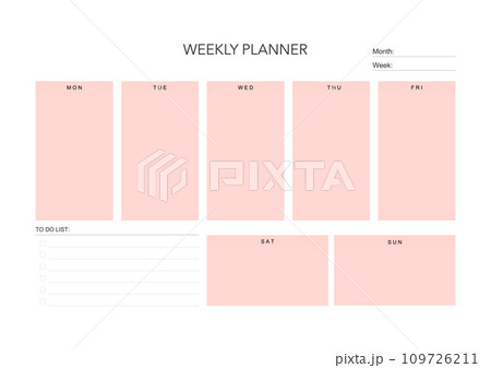 Weekly challenge plan, minimalistic daily, weekly planner printable template. habit, workout planning and to do list. printable planner, digital planner. 109726211