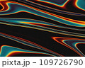 Grainy noise texture gradient background. Black, red, yellow and blue colors. 109726790