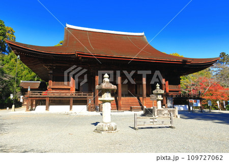【滋賀県】快晴の三井寺(園城寺)の金堂 【滋賀県】快晴の三井寺(園城寺)の金堂 109727062