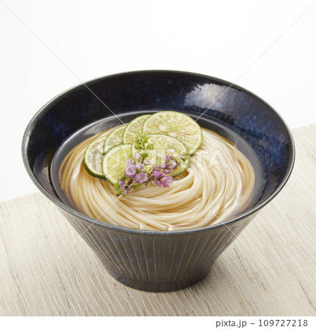 ひやむぎ_すだち_冷_温_hiyamugi 109727218