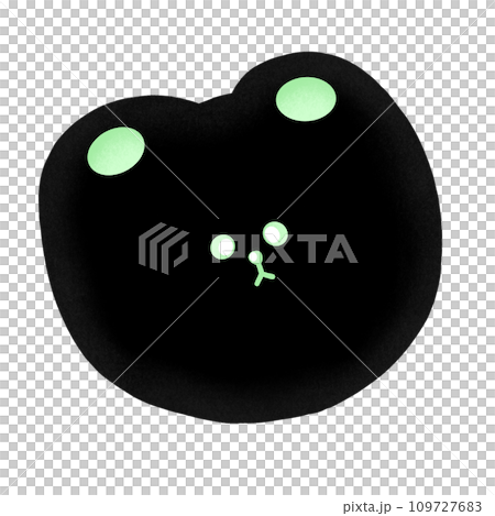 Cute Green Bear Cartoon illustration Cute Bear Bear Sticker Cute Animal Animal Sticker Cute Element 109727683