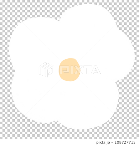 White Flower Cartoon illustration Cute Flower Cute Element Flower Sticker White Flower Cartoon illustration Cute Flower Cute Element Flower Sticker 109727715