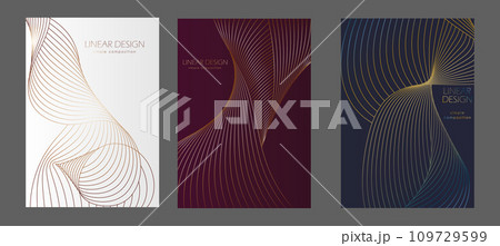 A pattern of wavy lines. Template for interior design, packaging, social networks A pattern of wavy lines. Template for interior design, packaging, social networks 109729599