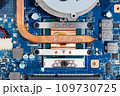 ノートパソコンのマザーボード上のCPU（本体） 109730725