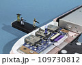 ノートパソコンへのUSBからの侵入者に対峙する警備員。 109730812