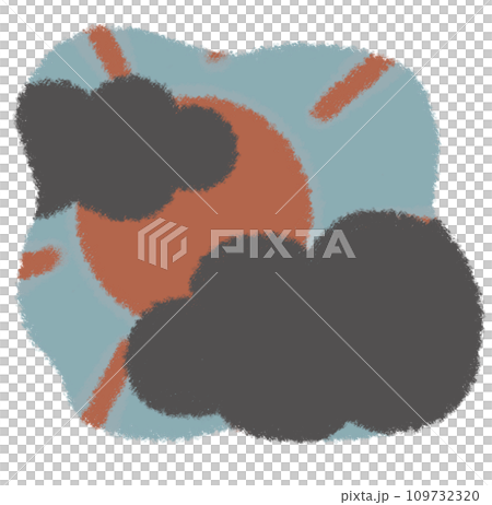 晴天與陰天的蠟筆觸控圖 109732320