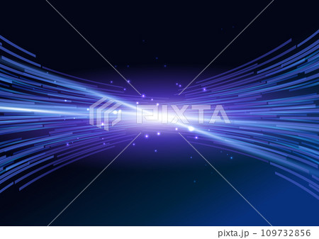 青のテクノロジー背景 109732856