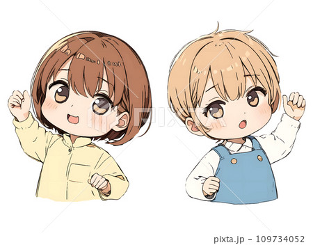 男の子と女の子 男の子と女の子 109734052