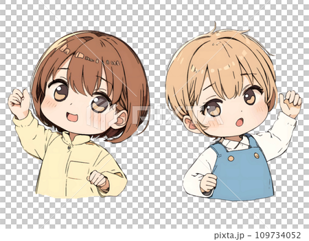 男の子と女の子 男の子と女の子 109734052