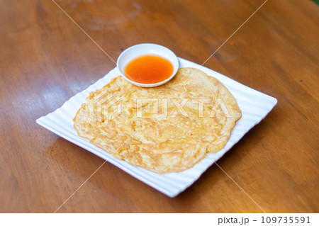Omelet or Omelette with Ketchup Omelet or Omelette with Ketchup 109735591