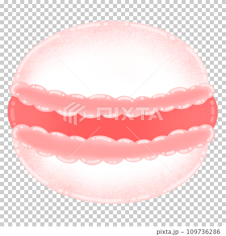 Red Macaron Cartoon illustration French Dessert Cute Dessert Red Macaron Cartoon illustration French Dessert Cute Dessert 109736286