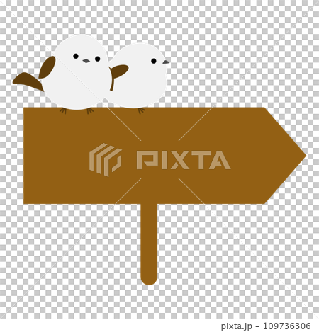 向右箭頭標誌和兩隻長尾飛蛾 109736306