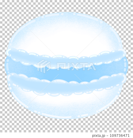 Baby Blue Macaron Cartoon illustration French Dessert Cute Dessert Baby Blue Macaron Cartoon illustration French Dessert Cute Dessert 109736471