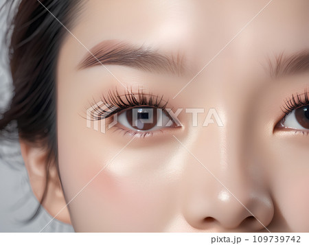 女性の目のアップ AI生成画像 女性の目のアップ AI生成画像 109739742