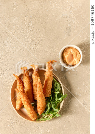 breaded Torpedo shrimps 109746160